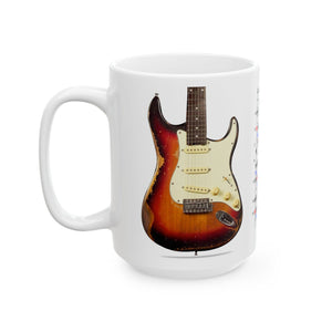 Guitar Mug with Blues Scale