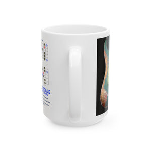 Guitar Mug with Blues Scale
