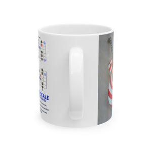 Guitar Mug with Blues Scale