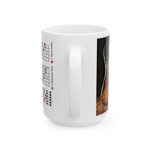 Guitar Mug with Mode Scales