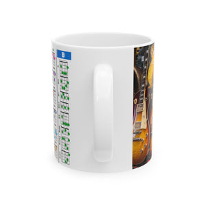 Guitar Mug with Chords
